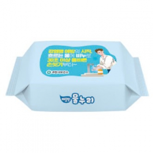 홍보용 전도용 물티슈 제작 40매 (라벨형)