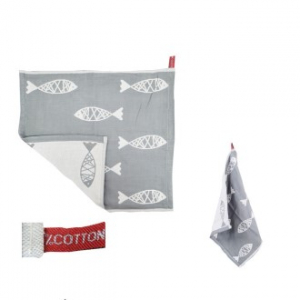 데일리 물고기 주방타올 35x35cm