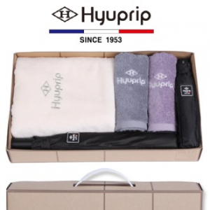 협립 바스타올 1P + 세면타올 2P + 2단 암막 우산 1P + 3단 암막 수동우산 1P - 우양산 타올 세트