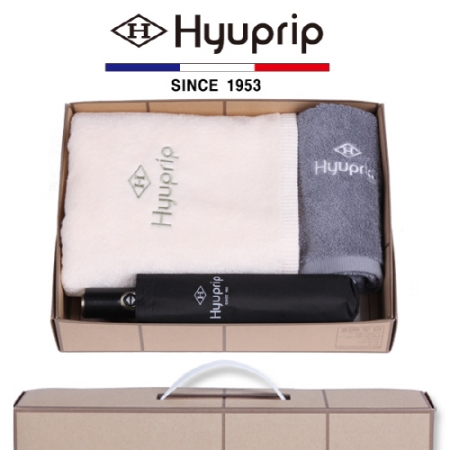 협립 코마바스타월1P+세면타월1P+3단10K완전자동1P-우산타월세트 #2