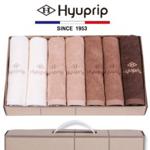 협립 40수 호텔 코마 세면타올 7P - 타올 세트