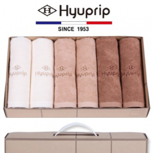 협립 40수 호텔 코마 세면타올 6P - 타올 세트