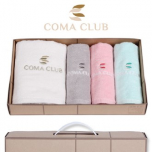 코마 클럽 바스타올 1P + 세면타올 3P - 타올세트