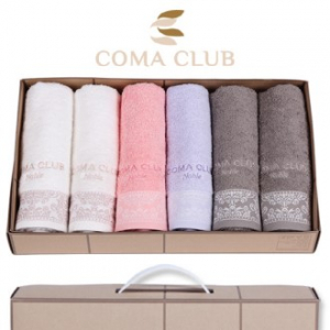 코마 클럽 노블 세면타올 6P - 타올 세트