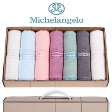 미켈란젤로 마시멜로 세면타올 7P - 타올 세트