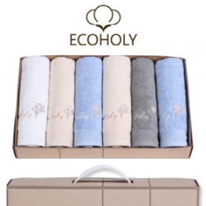 에코홀리 웨이브 호텔타올, 코마사 210 세면타올 6P - 타올 세트