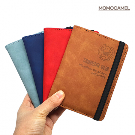 모모카멜 HP02 해킹 방지 대한민국 여권지갑 가죽 여권케이스 RFID #2