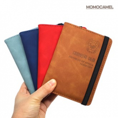 모모카멜 HP02 해킹 방지 대한민국 여권지갑 가죽 여권케이스 RFID