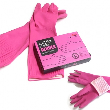 {레드리빙 향균고무장갑}개별케이스포장/인쇄가능 #2