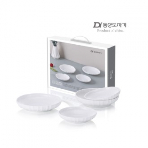 견고하고 내구성 좋은 접시 4P