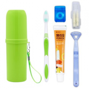 유니콘 여행용 덴탈케어 원통형케이스B 7종