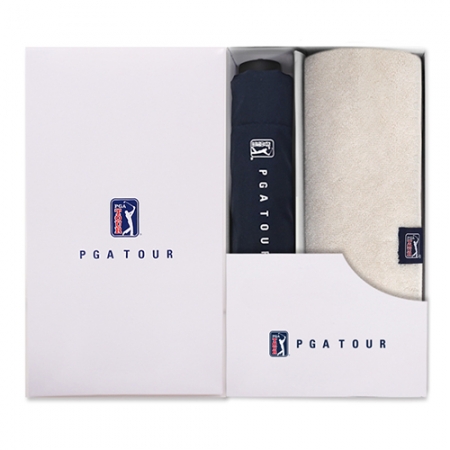 PGA 3단 수동 무지 +200g 코마 사 타올세트 #2