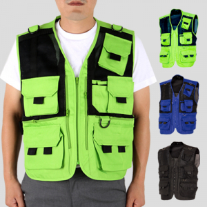 야간 후면반사 망사 조끼 L-3XL, 남자 여자 반사조끼