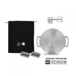 리빙아트 스텐 그리들팬 40cm