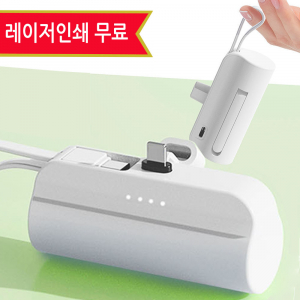 비즈 듀얼 미니 2in1 도킹 보조배터리 5000mAh, BZ-P10A, BZ-P10C, BZ10W, 갤럭시 아이폰