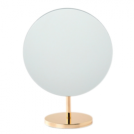 루나 골드메탈 원형 거울 #7