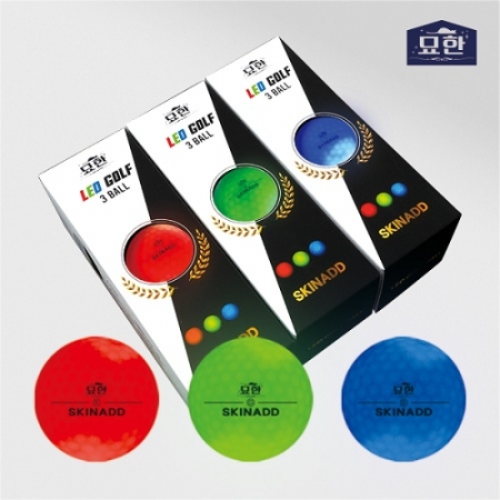 [묘한] 발광 LED 골프공 9구 #2