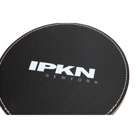 가죽PU 스티치 원형 손거울 #6