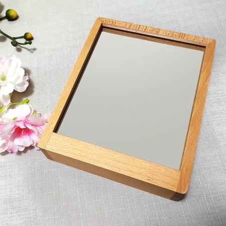 비치인우드 심플직사각 탁상경 #6