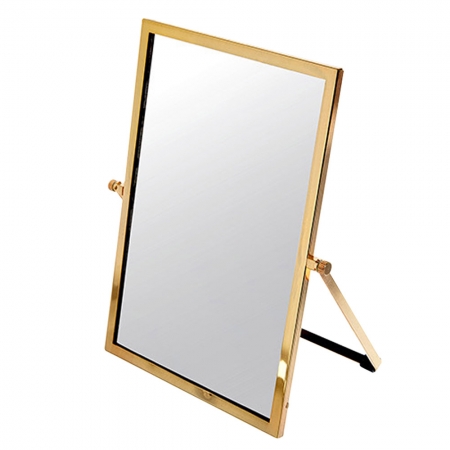 골드 메탈 직사각 거울 #5