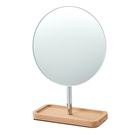 비치원목원형거울 #7