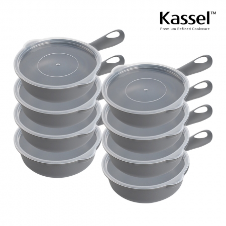 카셀 퓨어린 다용도 (햇밥용기, 레저용기) 손잡이 용기 500ml - 8종 16p 세트 국내생산 #4