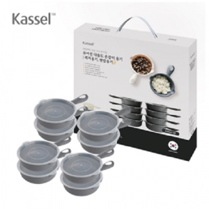 카셀 퓨어린 다용도 (햇밥용기, 레저용기) 손잡이 용기 500ml - 8종 16p 세트 국내생산