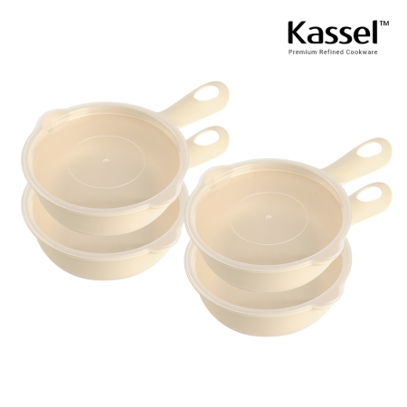 카셀 퓨어린 다용도 (햇밥용기, 레저용기) 손잡이 용기 500ml - 4종 8p 세트 국내생산 #3