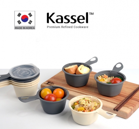 카셀 국내생산 퓨어린  다용도(햇밥용기, 레저용기) 손잡이 용기 275ml- 6종12p세트 #2