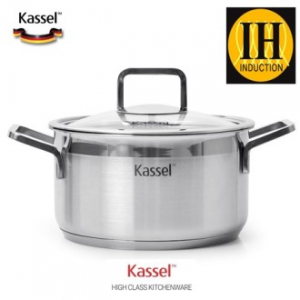 카셀 임팩트 본딩 루반 IH (인덕션) 프리미엄 20CM 양수 스텐 냄비