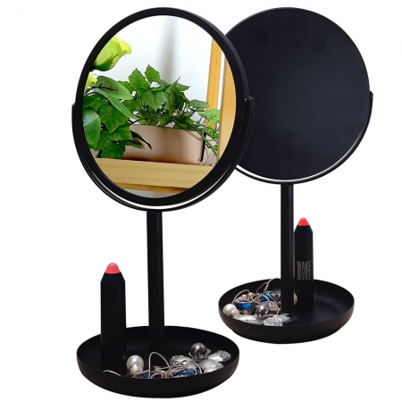 액세서리 수납형 거울 블랙 - 주문제작 #2