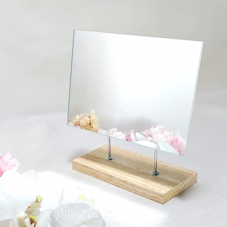 사각면치원목거울 #5