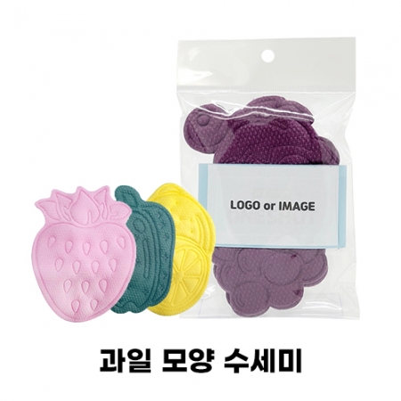 부직포+해면 수세미 3매입 #3