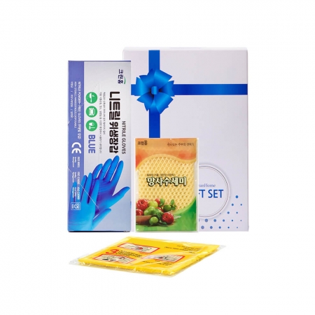 크린홈니트릴위생장갑 수세미 행주(3종) #2