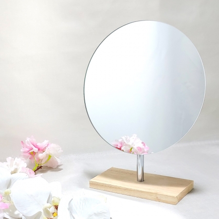 원형원목거울220 #2
