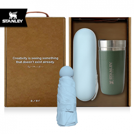 레스쁘리 고급 텀블러 세트 MMM (마카롱 우산 + 스탠리 고 진공 텀블러 473ml) #2