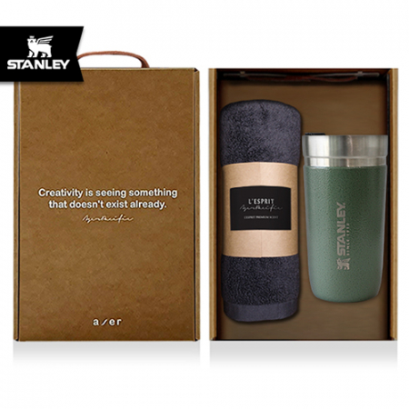 레스쁘리 고급 텀블러 세트 LLL (프리미엄 타올 + 스탠리 고 진공 텀블러 473ml) #2
