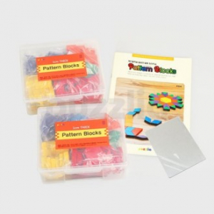 KC544 실버라이프 보건소전용 나무 패턴블럭 248 치매퍼즐 세트