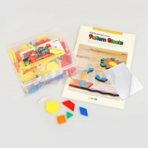 KC543 실버라이프 보건소전용 플라스틱 패턴블럭 250 치매퍼즐 세트