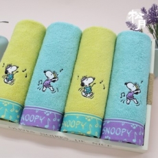 [송월타올]스누피 뮤직40 세면타올, 기념수건 40x80cm