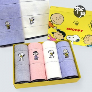 [송월타올] 스누피 프렌즈 타올 기념수건