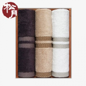 [송월타올]노을40 기념타올 3P 수건세트