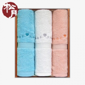 [송월타올]스윗하트 하니36 기념타올 3P 수건세트