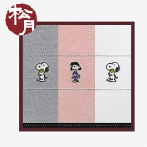 [송월타올]스누피 프렌즈40 타올 3P 수건세트, 기념수건