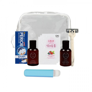 오라이프 N307 세면도구 세트 7종 투명파우치