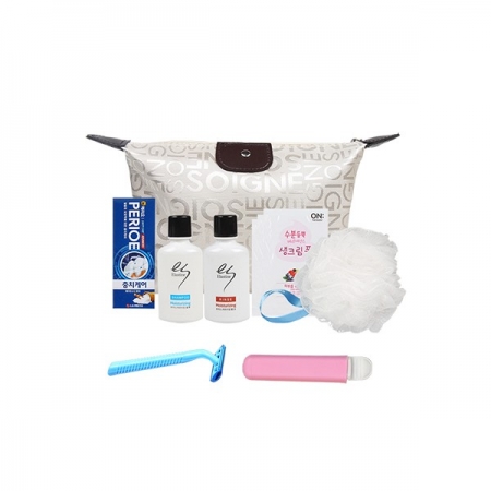 오라이프 세면도구 세트 8종 바닐라 파우치 409 #2