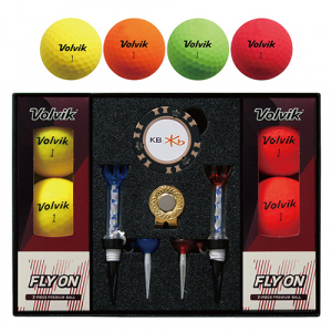 볼빅 플라이온 칼라볼6구+칩볼마커 (2) +자석클립 + 자석티 (2) 세트