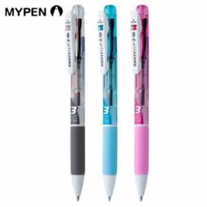 마이펜 세이프티 클립 3색 볼펜 0.7mm