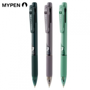 마이펜 세이프티 클립 3색 볼펜 0.38mm