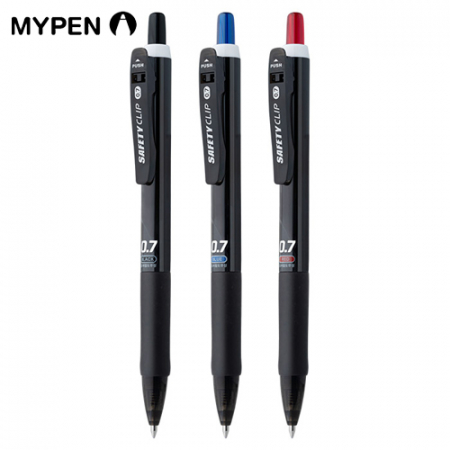 마이펜 세이프티클립 볼펜 0.7mm #2